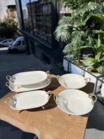 5 PARÇA  PORSELEN SUNUMLUK- - Görsel 3