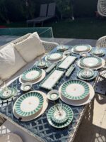 38 Parça Green Candy Kahvaltı Pasta ve Servis Takımı **PORSELEN SERİ🌟 - Görsel 5