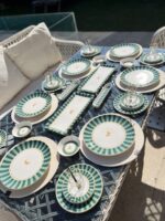 38 Parça Green Candy Kahvaltı Pasta ve Servis Takımı **PORSELEN SERİ🌟 - Görsel 6