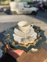 18 Parça FİNCAN + TEPSİ + PEÇETE KOMBİNİ - Görsel 2