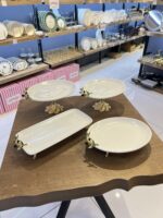 4 PARÇA ZEYTİN DETAY PORSELEN SUNUMLUK - Görsel 6