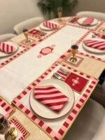 25 PARÇA SOFRA SERVİS SUNUM TAKIMI**PİNK CANDY - Görsel 2