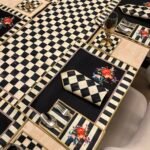 25 PARÇA SOFRA SERVİS SUNUM TAKIMI**DAMALI SERİ