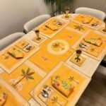 25 PARÇA SOFRA SERVİS SUNUM TAKIMI**FLAMİNGO