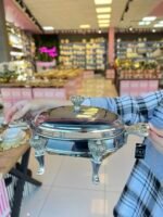 ENGLAND ELİZABETH 3 Litre Oval Isıtma Cam Servis Tenceresi