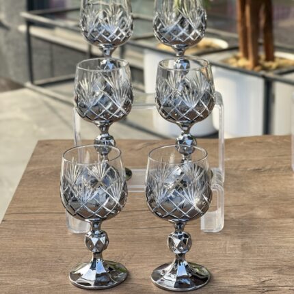 6 Kişilik BOHEMİA Kesme Detay
Kahve Yanı Bardağı **TOMBUL GÜMÜŞ 006