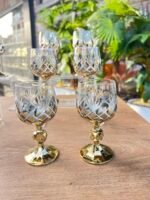 6 Kişilik BOHEMİA Kesme DetayKahve Yanı Bardağı **TOMBUL 006