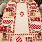 25 PARÇA SOFRA SERVİS SUNUM TAKIMI**PİNK CANDY