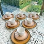 6 Kişilik Aura Türk Kahvesi Fincanı