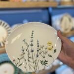 6 Adet Porselen Pasta Tabağı Flowers