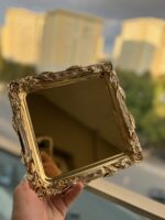 1 Adet **Sarmaşık Gold Renk Tepsi Kopyası - Görsel 3