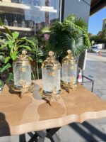 3’Lü Japon Gülü Çatlamalı  Kavanoz Gold **LARGE  LUXURY - Görsel 3