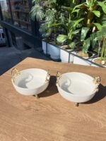 Porselen Salata İkram Kasesi çift kulplu
2 ADET