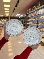 6 Adet Porselen Pasta Tabağı Btey - Görsel 2