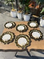 12 PARÇA YILDIZ TEPSİ ve PEÇETE SETİ*GOLD - Görsel 3