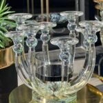 İTHAL LÜX 8 KOLLU ŞAMDAN ŞEFFAF