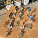 8 Parça AVANGARDE Gümüş Kelebekli Servis ve Maşa Seti