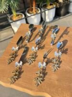 8 Parça AVANGARDE Gümüş Kelebekli Servis ve Maşa Seti