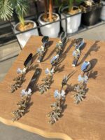 8 Parça AVANGARDE Gümüş Kelebekli Servis ve Maşa Seti - Görsel 2