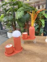 3 Parça Banyo Kombin Set* VİNTAGE
Kiremit - Görsel 3