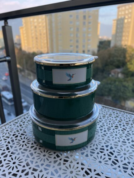 3’Lü EMAYE GREEN CANDY SAKLAMA KABI