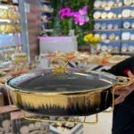 Gold Siyah Porselen Isıtma Tenceresi*OVAL