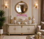 13 parça Saray model konsol & Salon Takımı 1056