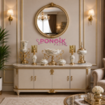 13 parça Saray model konsol & Salon Takımı 1056