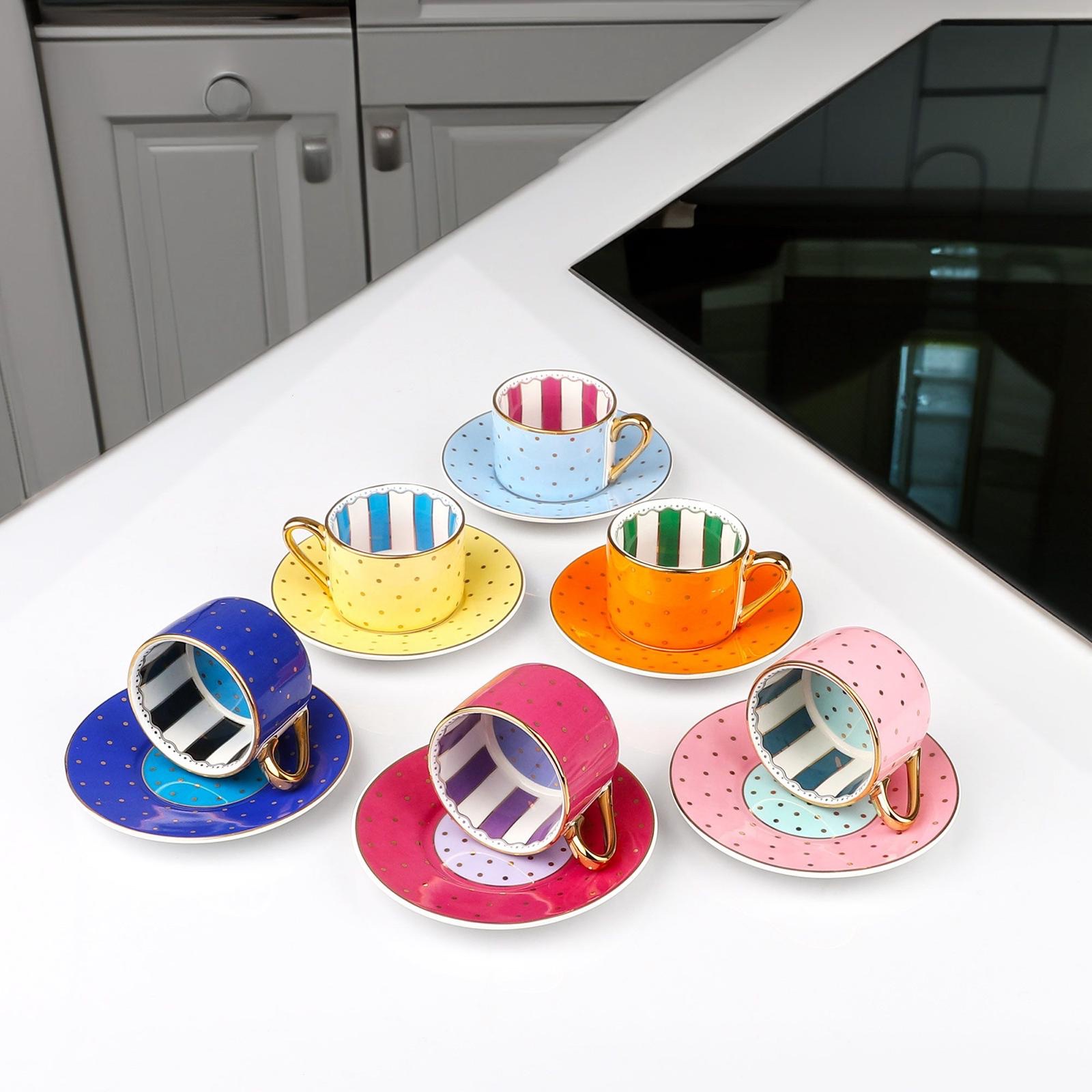 9bfb3e7f-6f8a-4225-8c52-4d48daa78d77 6 KİŞİLİK PUANTİYELİ FİNCAN TAKIMI 90cc ** KASIM AYINA ÖZEL - Görsel 1