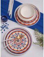 24 PARÇA IVORY DÜZ KENAR LÜX YEMEK TAKIMI - Görsel 5