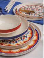 24 PARÇA IVORY DÜZ KENAR LÜX YEMEK TAKIMI