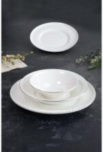 ROYAL CHARME-REBECCA GOLD 24 PARÇA YEMEK TAKIM - Görsel 3