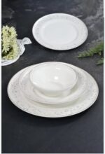 ROYAL CHARME-BONİTA 24 PARÇA BONE CHİNA YEMEK TAKIMI - Görsel 4