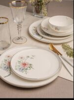 CLODİA 24 PARÇA ÇİÇEKLİ YEMEK TAKIMI