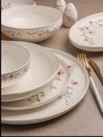 CLODİA 55 PARÇA ÇİÇEKLİ YEMEK TAKIMI - Görsel 2