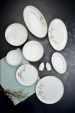 CLODİA 55 PARÇA ÇİÇEKLİ YEMEK TAKIMI - Görsel 3