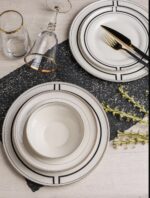 ROYAL CHARME-BONİTA 24 PARÇA BONE CHİNA YEMEK TAKIMI - Görsel 3