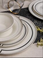 ROYAL CHARME-BONİTA 24 PARÇA BONE CHİNA YEMEK TAKIMI - Görsel 2