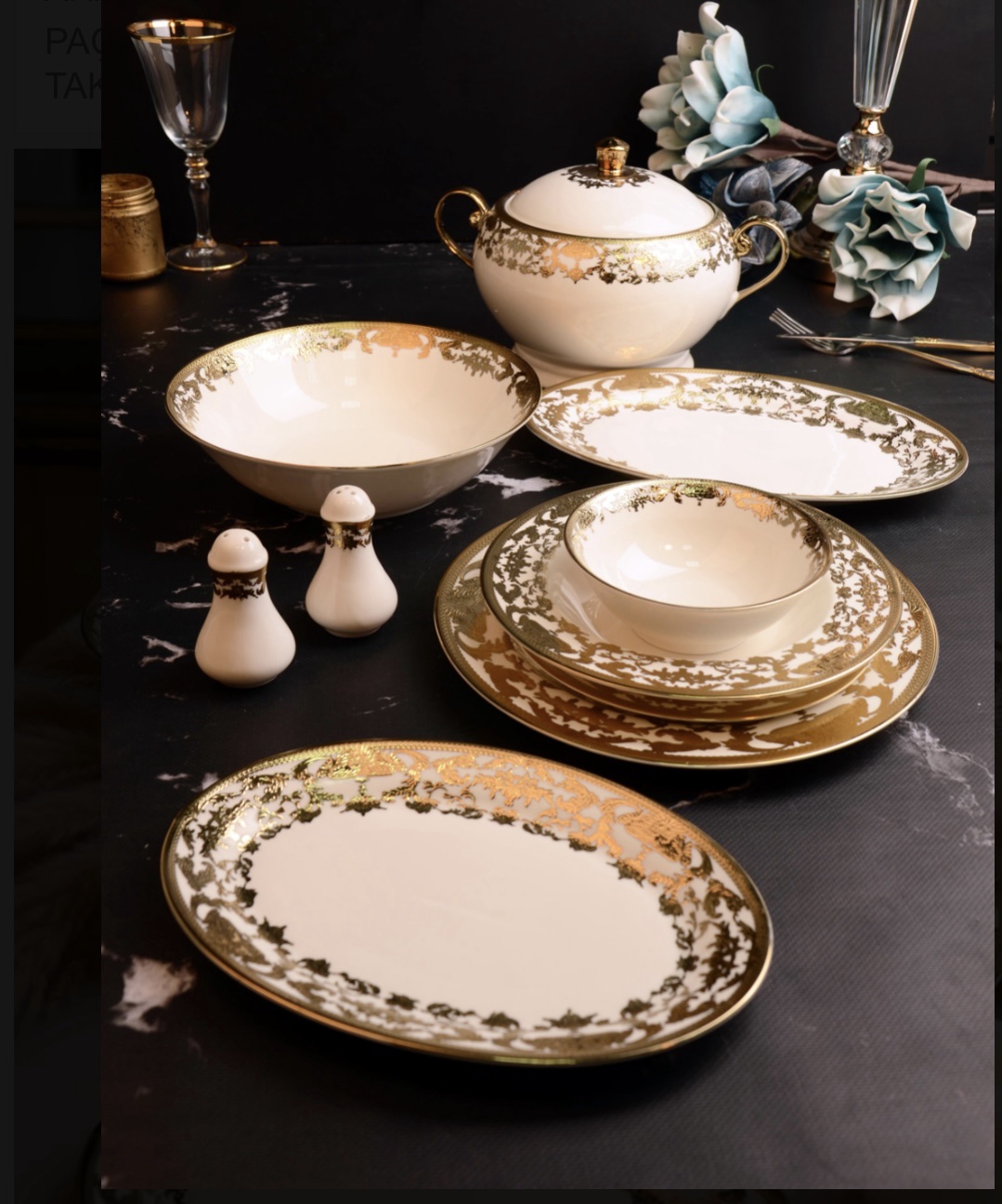 screenshot-128 PAÇİ-PORSELEN MARCELLİNE 60 PARÇA YEMEK TAKIMI - Görsel 1