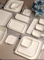 LİLİAN BEYAZ 46 PARÇA KAHVALTI SETİ - Görsel 3