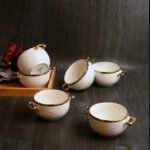 VELİA YALDIZLI 6'LI KASE SETİ