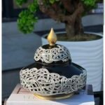 3 BOYUT DESEN SİYAH ZİNCİR DESEN  20CM UZAY KÜP