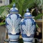 2 Lİ SET SANAT AĞACI DESEN BÜYÜK-KÜÇÜK UZUN KÜP