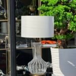 LÜKS İNCE BEL CAM ABAJUR ESKİTME