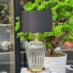 LÜKS TRİLLO CAM ABAJUR ALTIN