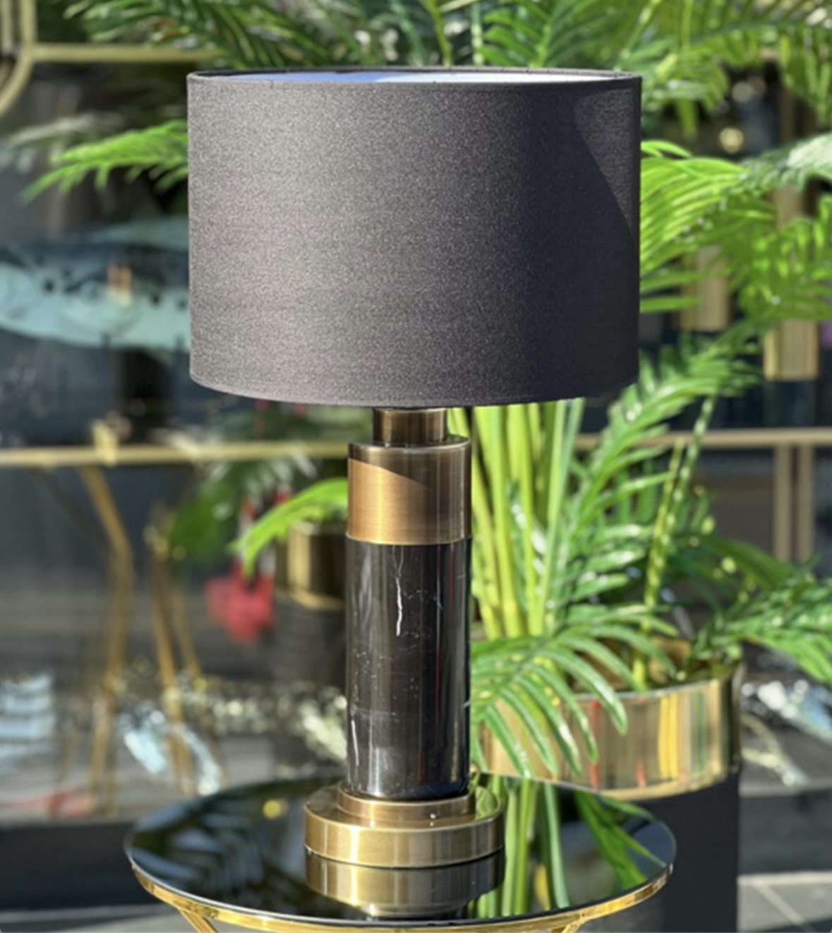 screenshot-242 ESKİTME SİYAH MERMER DETAY ABAJUR - Görsel 1