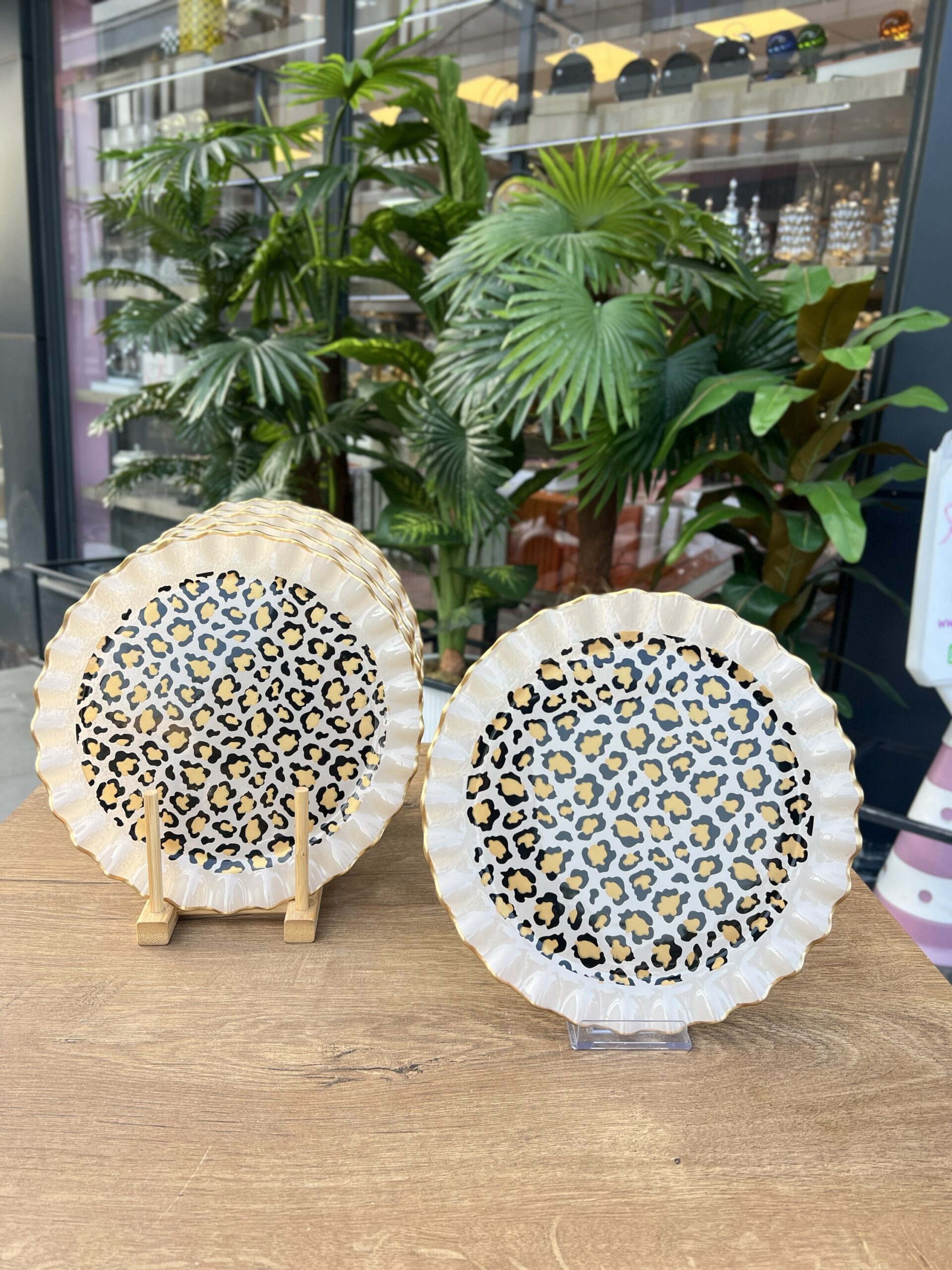 img_0461 Leopar Servis Tabağı**6 ADET - Görsel 1