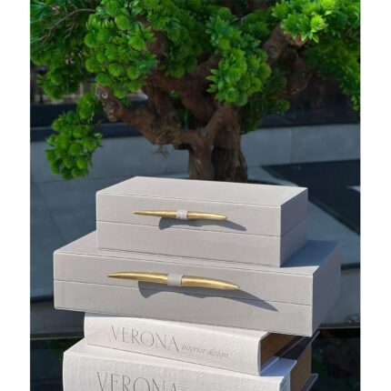 2’Li FİL DİŞİ KUTU GRİ