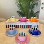 6 KİŞİLİK PUANTİYELİ FİNCAN TAKIMI 90cc ** KASIM AYINA ÖZEL