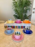 6 KİŞİLİK PUANTİYELİ FİNCAN TAKIMI 90cc